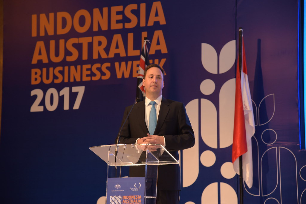 Menteri Perdagangan Australia Steven Ciobo di Pekan Bisnis Indonesia Australia (IABW)